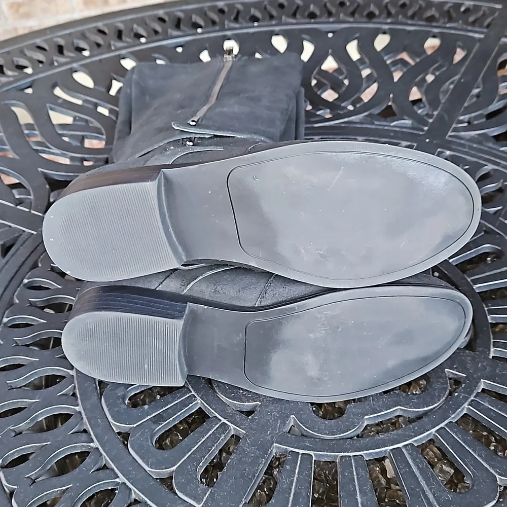 Steve Madden Suede Pull-On Boots - Picture 7 of 9